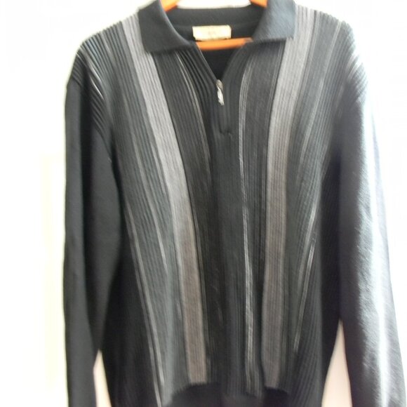 Mens Montechiaro 1\4 Zip Wool\Acrylic Blend Sweater Size 48 Italy - Picture 1 of 5
